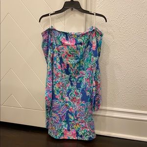 Lily Pulitzer off the shoulder summer dress